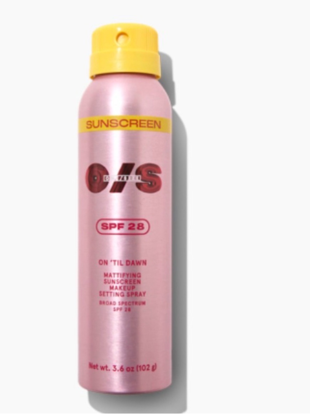ONE/SIZE by Patrick Star- Mattifying Sunscreen Setting Spray SPF 28